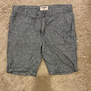 Express Men’s Grey Classic Fit Shorts - 32